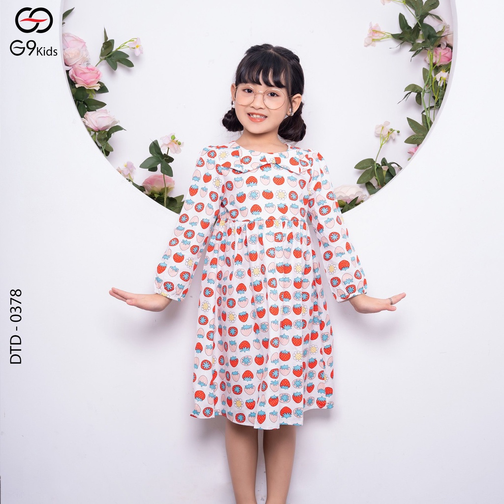 Đầm xèo  0378 G9moza chất liệu Kate tạo nên phong cách Đến trường, đi chơi Xinh xắn, đáng yêu