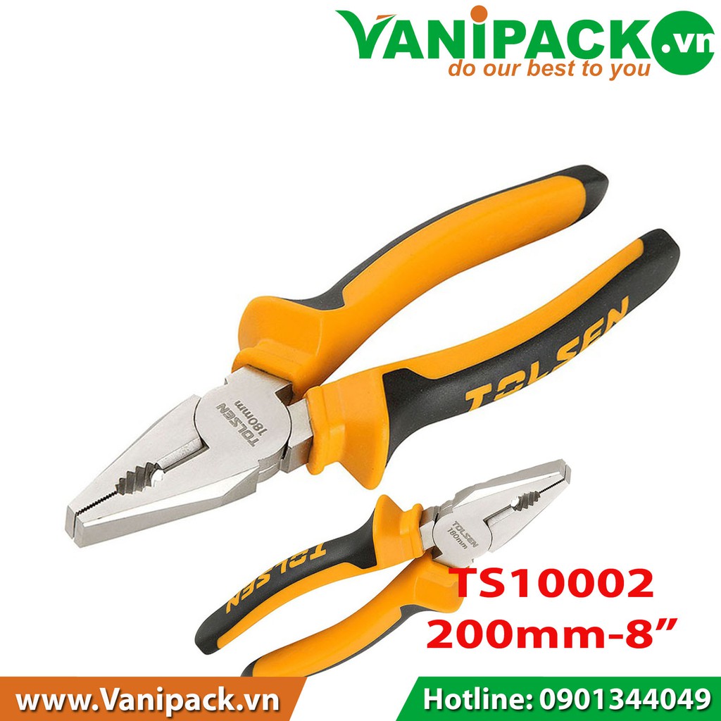 Kềm răng Tolsen 200mm TS10002