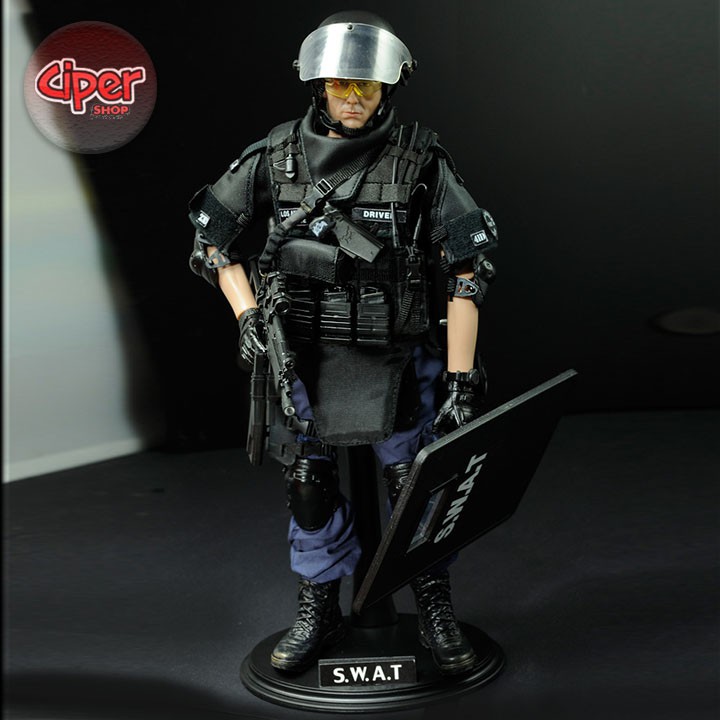 Mô hình Figure Lính Đặc Nhiệm Swat 1/6 - Shield Player NX03