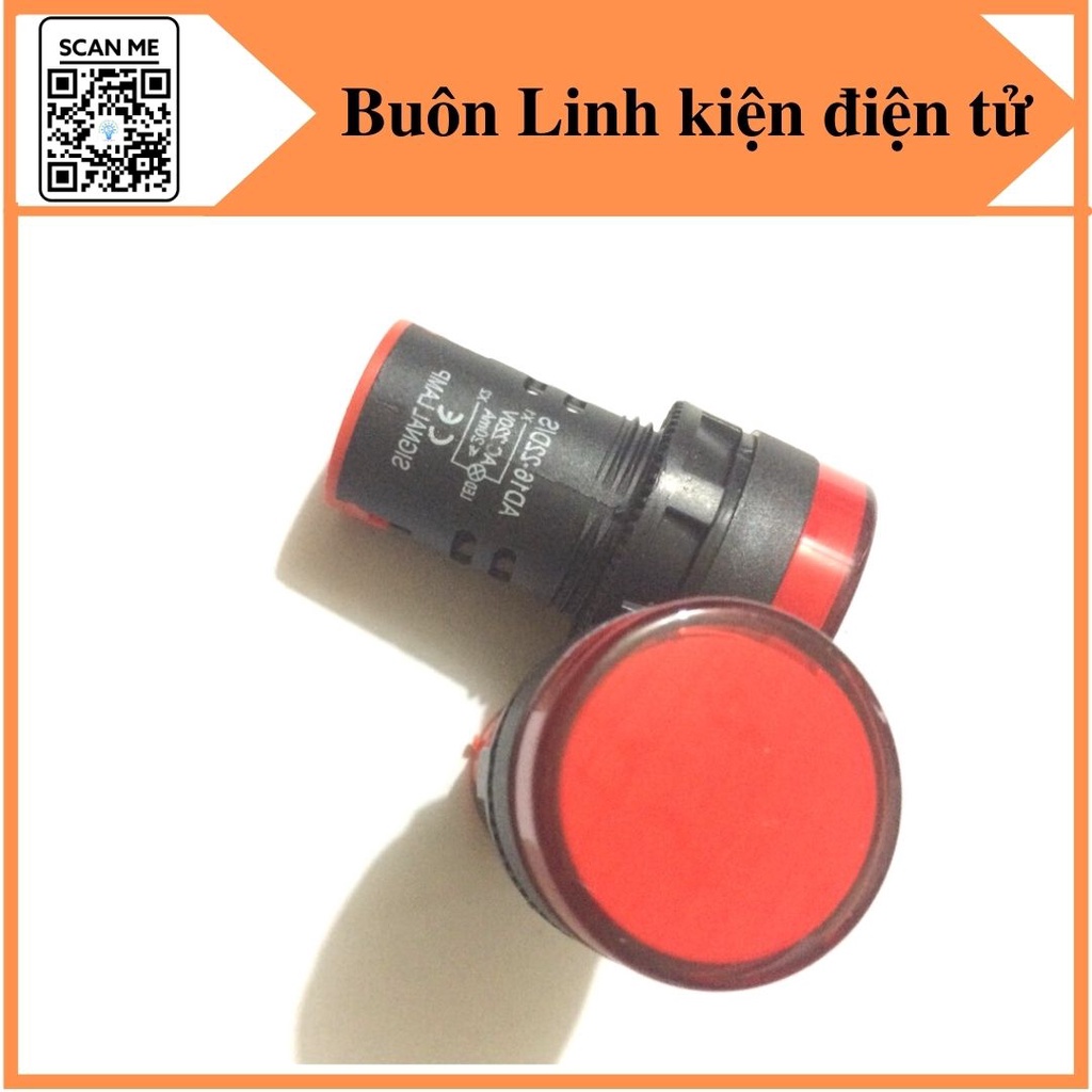 Đèn Báo Nguồn 220v Phi 22  các màu
