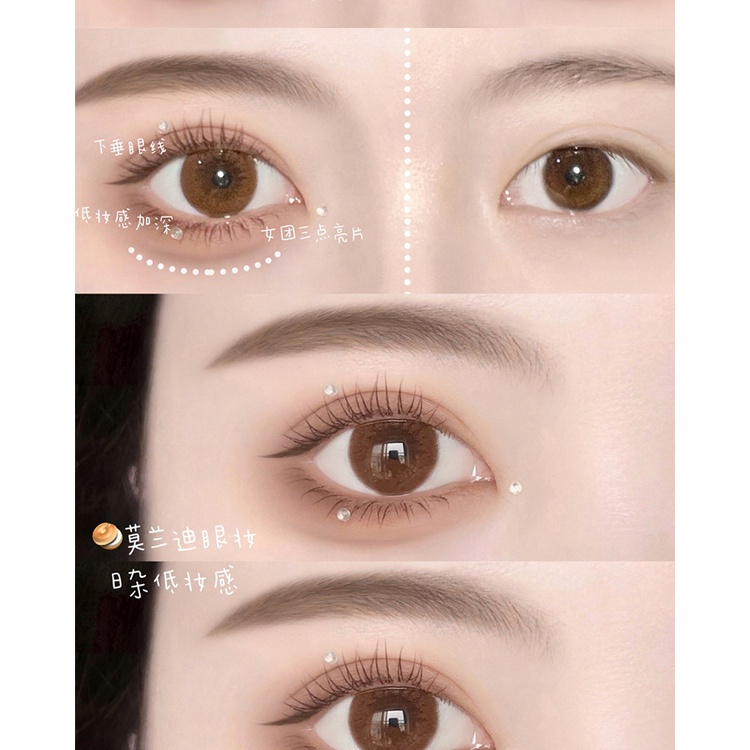 Bảng Phấn Mắt Chín Màu Sắc Tố Ngọc Trai Lì