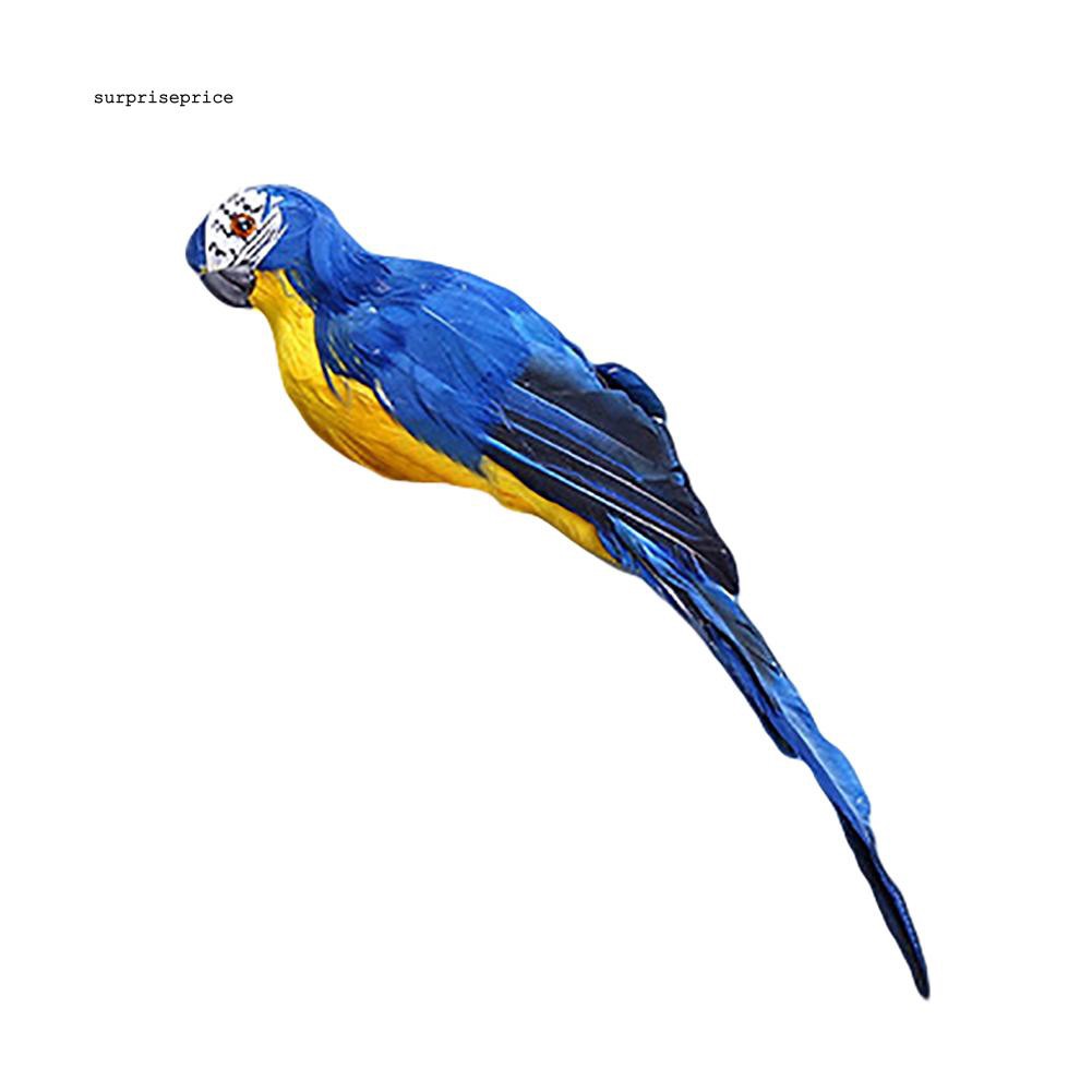 Vẹt cảnh giả 25/35cm sinh động trang trí đa dụng chất lượng cao