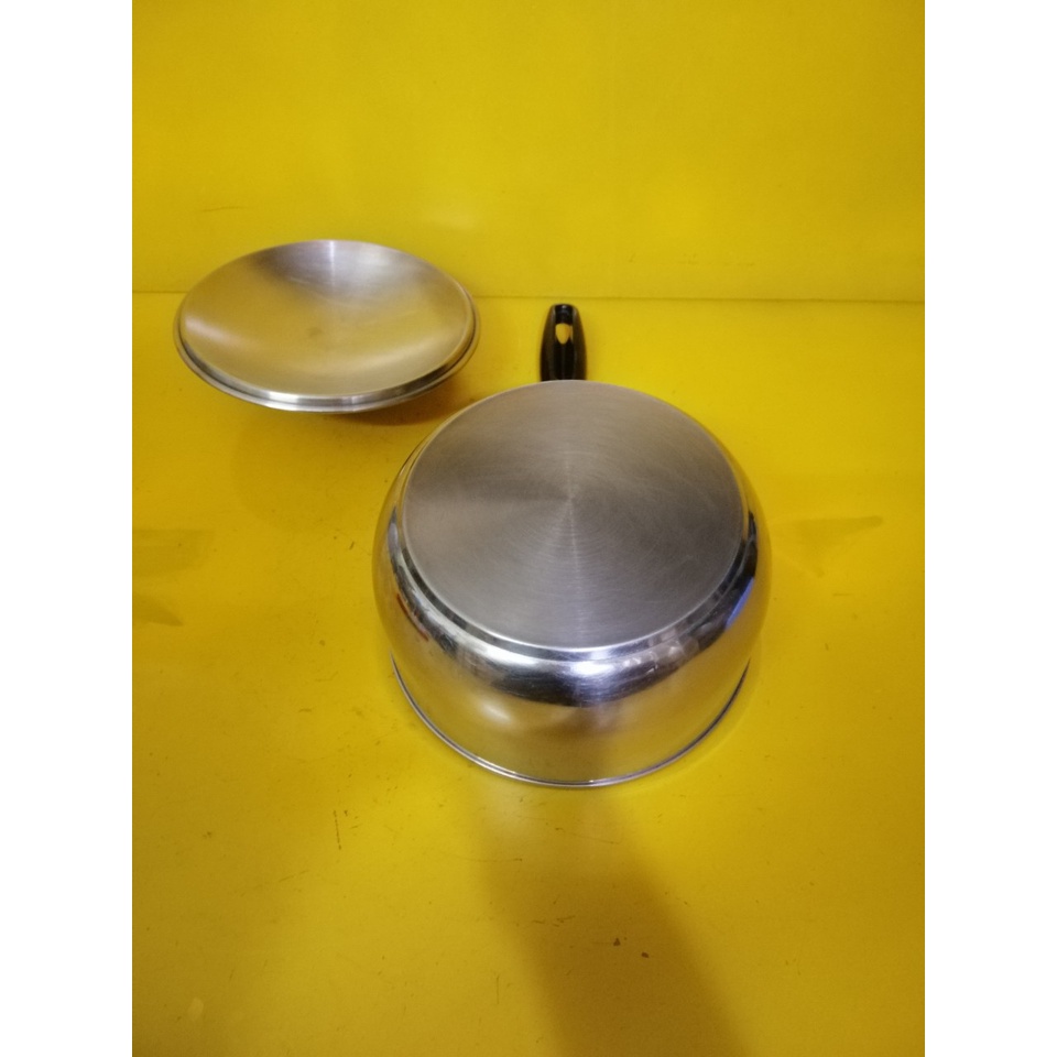 Quánh inox nội địa Nhật, size 18cm, cao 9cm (mã 572), Dùng được bếp từ
