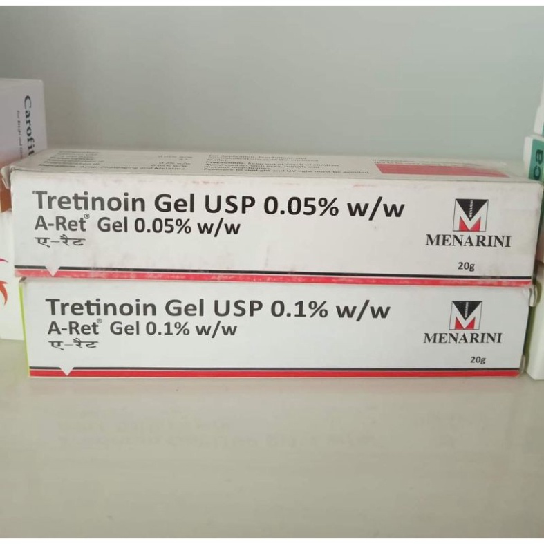 Kem dưỡng  Ấn Độ Tretinoin Gel USP Aret 0.025% - 0.05% - 0.1%