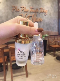 Hấp face kích trắng trưa skincream