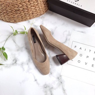 Cao gót 5p da lộn