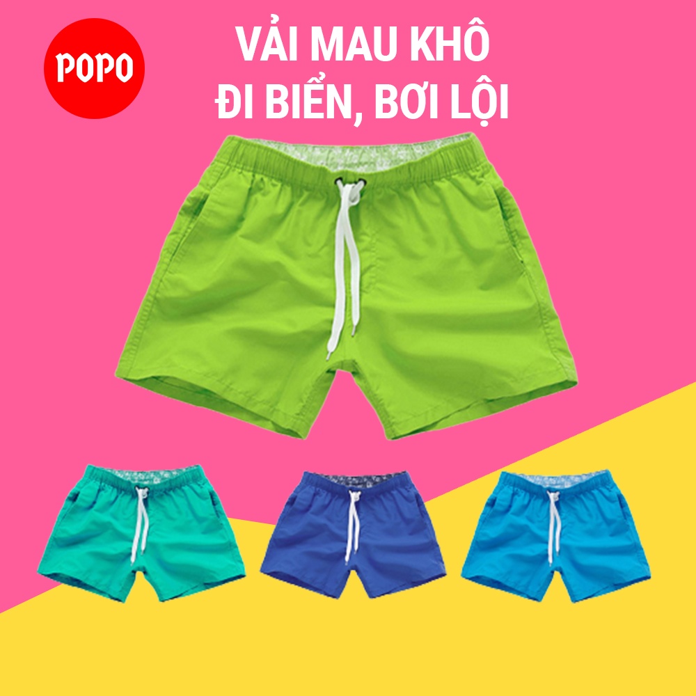 Quần bơi nam Short thể nam đi biển POPO ST1 đi tắm biển đồ bơi mau khô, thoáng khí