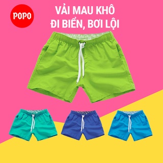 Quần bơi nam Short thể nam đi biển POPO ST1 đi tắm biển đồ bơi mau khô, thoáng khí