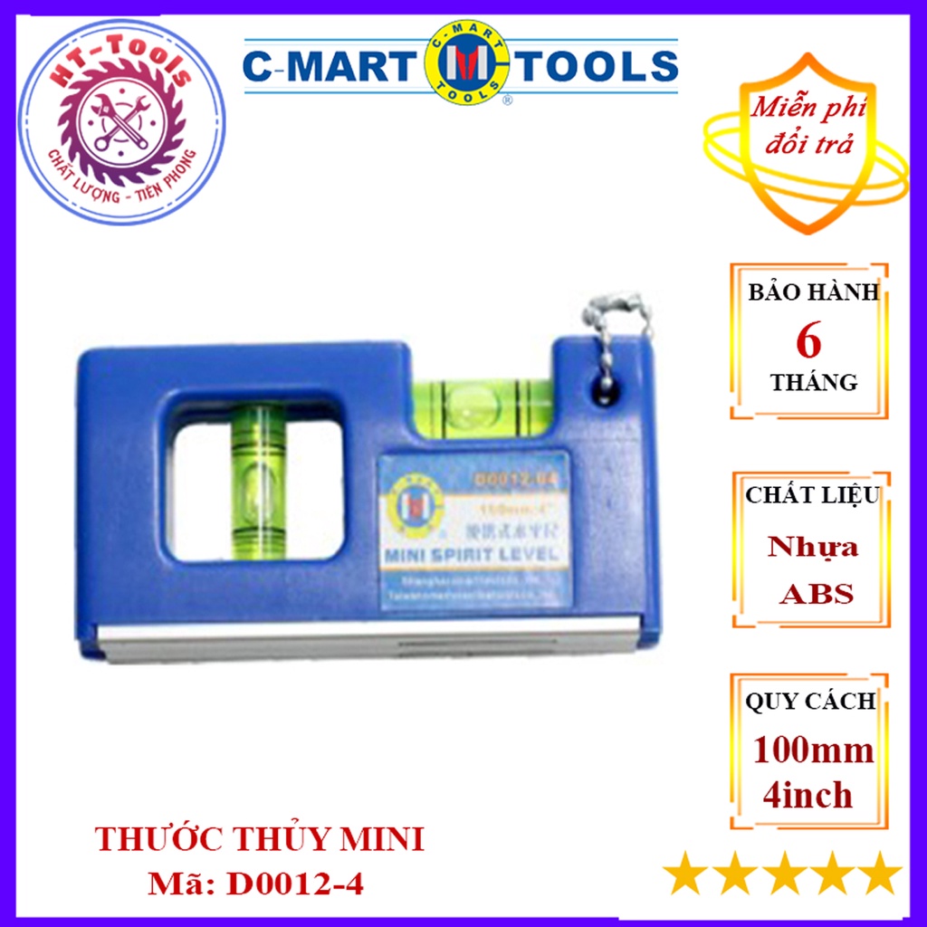 Thước Thuỷ Mini 100mm/4" D0012-04 CMART