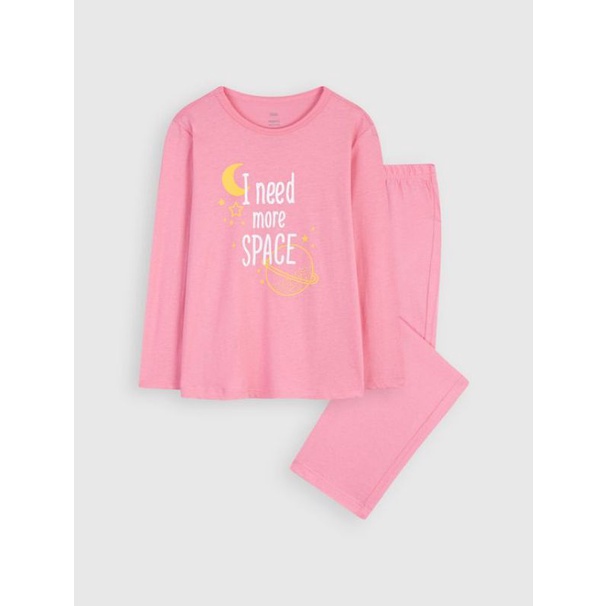 Bộ cotton mặc nhà bé gái Canifa