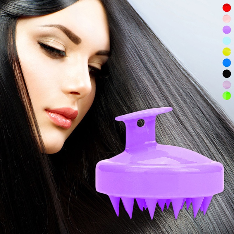 Lược gội đầu bằng silicon mát xa da đầu giảm rụng kích thích mọc tóc