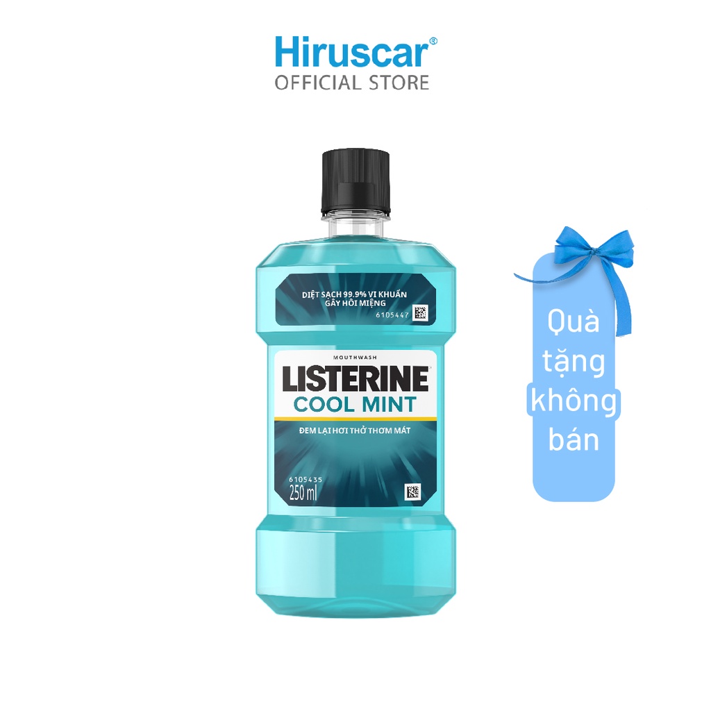 (Quà tặng không bán) Nước súc miệng Listerine Cool Mint 250ml