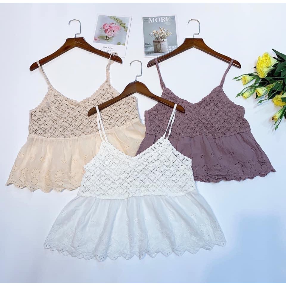 Áo 2 Dây Babyydoll Siêu Xin_Xưởng May Quang Anh