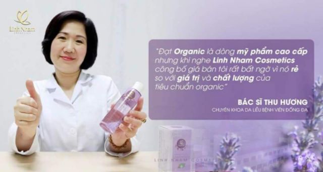 Nước hoa hồng lavender organic