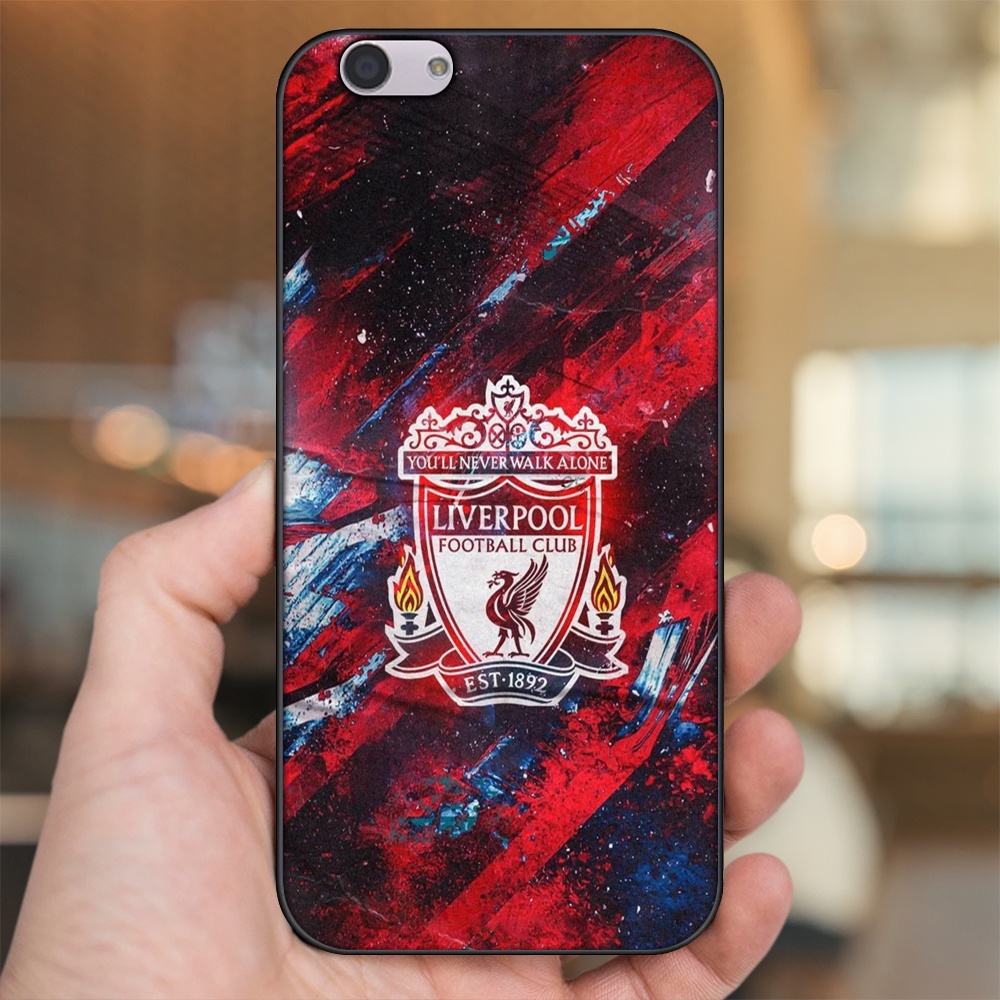Ốp lưng Oppo F1s, F3, F3 Plus viền đen in hình Liverpool FC
