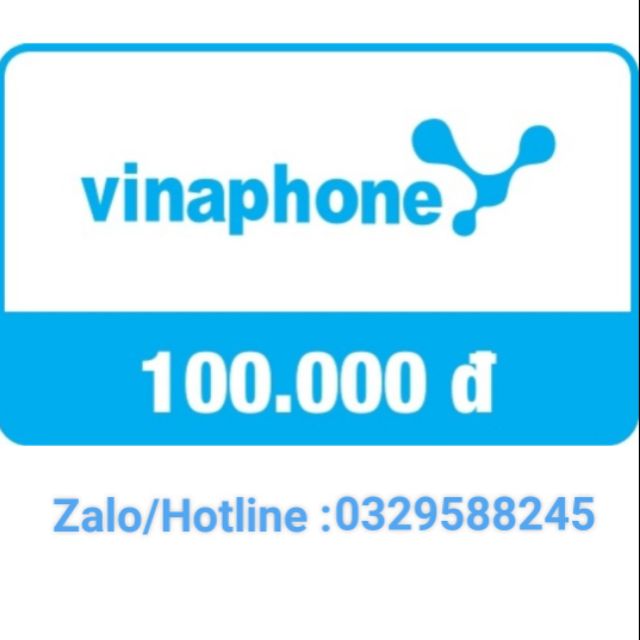 Thẻ Vina/ Vinaphone 100k