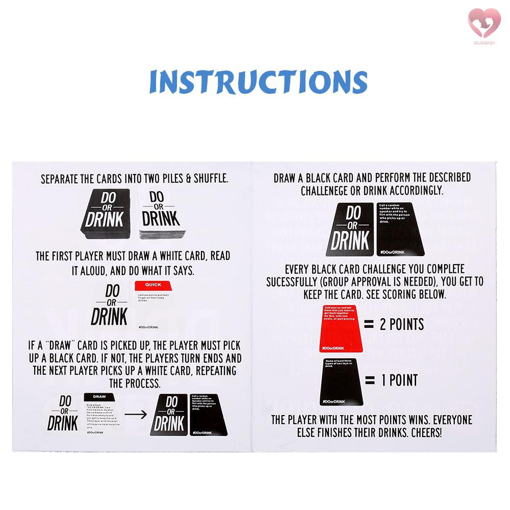 Set trò chơi Board Game "Do Or Drink" độc đáo