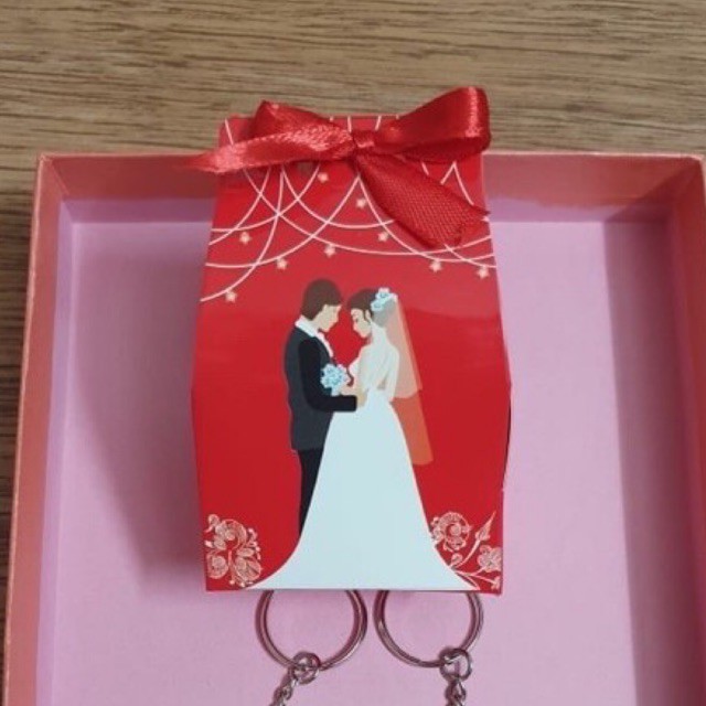 [giá sỉ ]Set 400 hộp quà cưới giá sỉ kèm nơ & tag thank | BigBuy360 - bigbuy360.vn