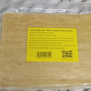 Vỏ ram hà tĩnh loại 1 hút chân không bánh ram dẻo dễ quấn, không mốc, không chất bảo quản gói lá ram 500gr giá rẻ