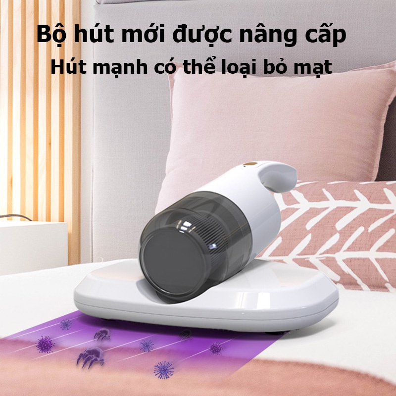 Máy Hút Bụi Chăn Ga Giường Đệm Sopha Máy Hút Bụi Cầm Tay Có Tia UV Diệt Khuẩn Hút Sạch Mọi Bụi Mịn