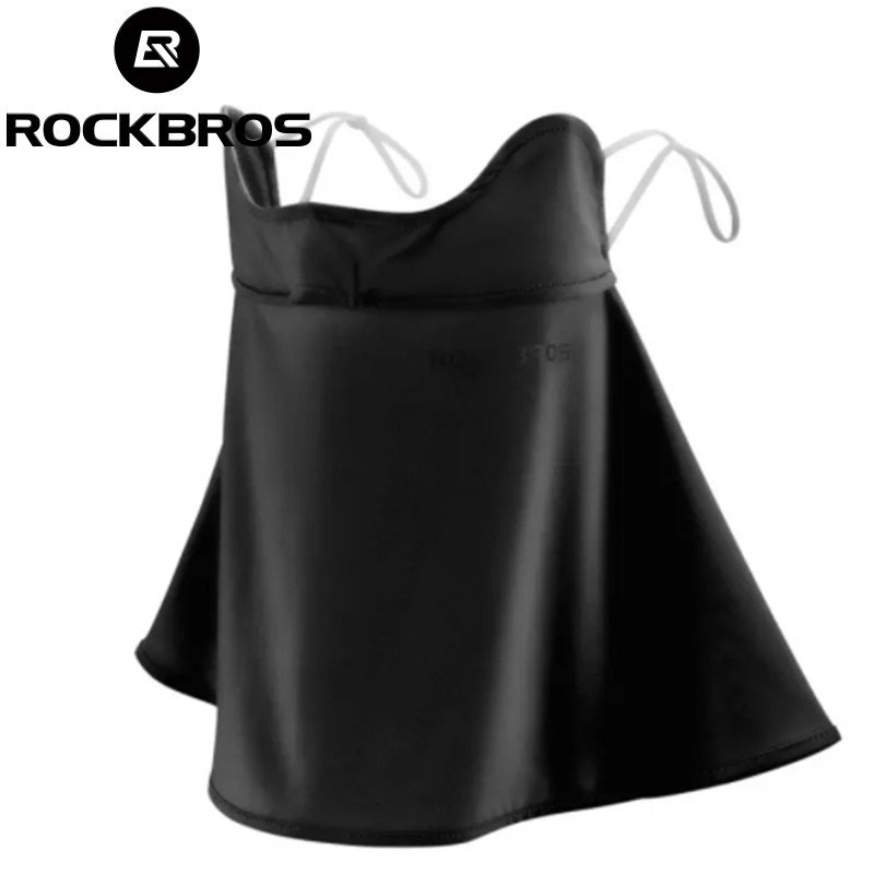 Rockbros Khẩu Trang Che Mặt Bằng Vải Lụa Lạnh Chống Nắng Tiện Dụng Cho Nam Và Nữ Đi Xe Đạp / Câu Cá / Đạp Thể Thao