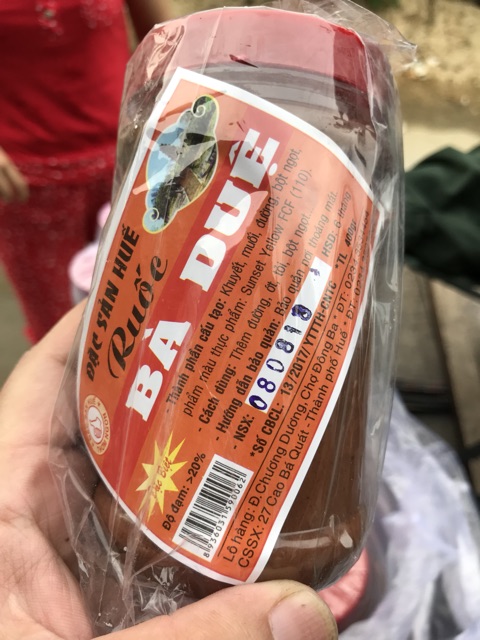 Mắm ruốc Bà Duệ 400g - Đặc sản Huế