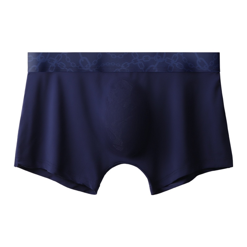 Quần lót boxer cotton lụa lạnh siêu mỏng không đường may thoáng khí thời trang mùa hè cho nam 242