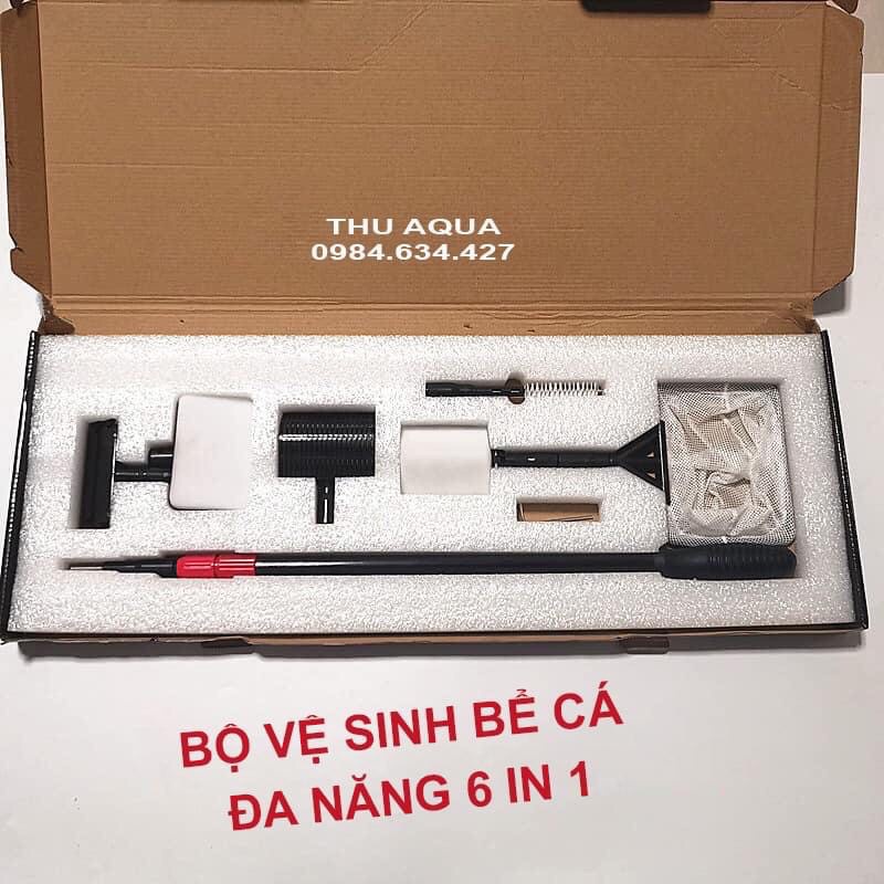 Bộ vệ sinh bể cá 6 in 1