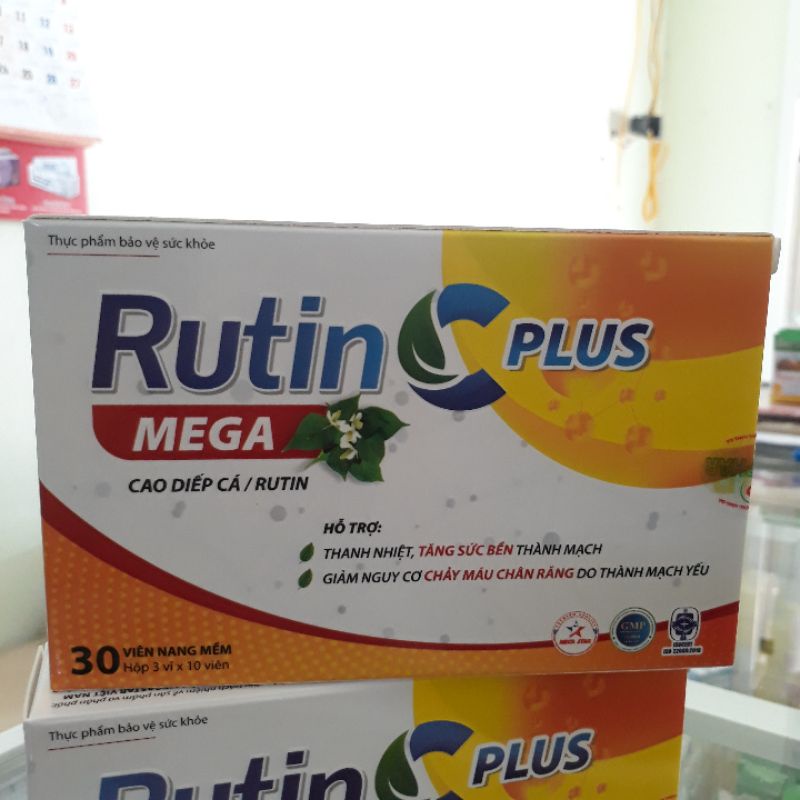 Rutin C plus - giúp bền thành mạch, nóng trong, nhiệt miệng