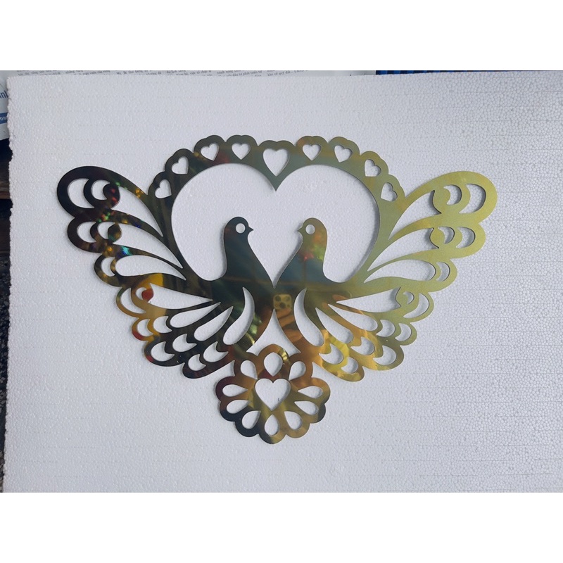 Chữ alu dán xe hoa