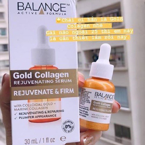 Tinh Chất Sáng Da Balance Active Formula-Gold Collagen Rejuvenating Serum (30ml)