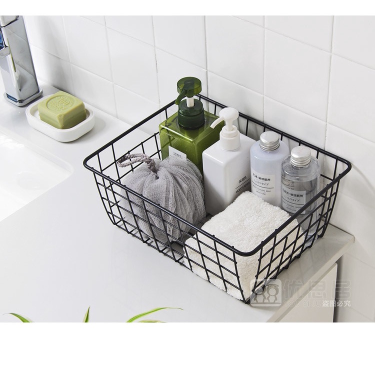 Rổ sắt decor trang trí chụp ảnh (Giỏ sắt đựng đồ cá nhân xinh xắn) - CÓ SẴN - Daisy.decor