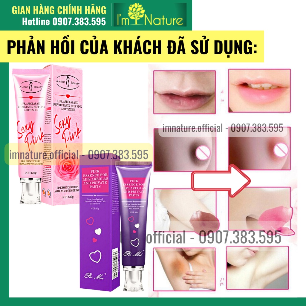 Kem Khử Thâm Dưỡng Hồng Môi - Nhũ Hoa - Vùng Kín Pei Mei 30g