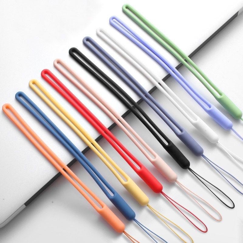 Dây Đeo Điện Thoại / Chìa Khóa / Thẻ Bằng Silicon Dẻo Thời Trang