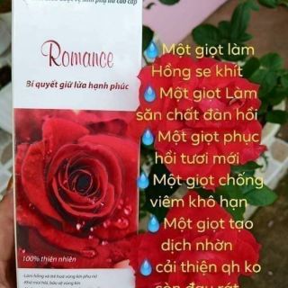 Du g dich vệ sinh cao cấp romance voi thanh phan tu thien nhiên giup ngan ngua viem nhiem phu khoa do vi khuẩn gây ra
