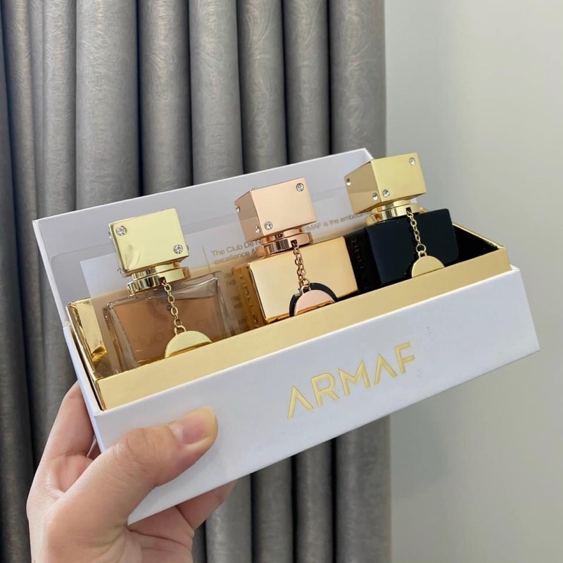 Set Nước hoa Armaf Club de nuit Limited Parfum a collector's pride 3x30ml