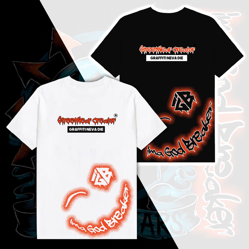 Áo Thun Đường Phố Mặt Cười iMA God Breaker (iGB Graffiti Smile Tee)