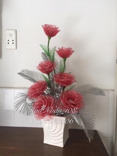 Vải voan lưới