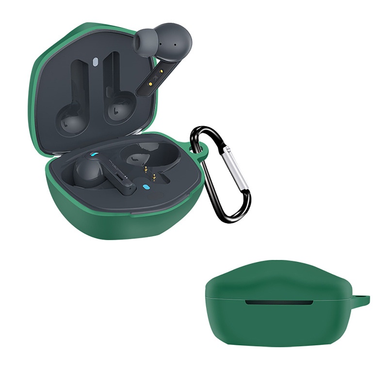 Vỏ Bảo Vệ Hộp Sạc Tai Nghe QCY G1 Bằng Silicon Có Móc Khóa Tiện Dụng Ốp