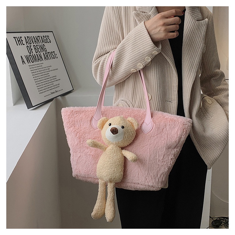 Túi Tote Đeo Vai Bằng Vải Bông Sức Chứa Lớn Mẫu 2022 Thời Trang Mùa Thu Cho Nữ