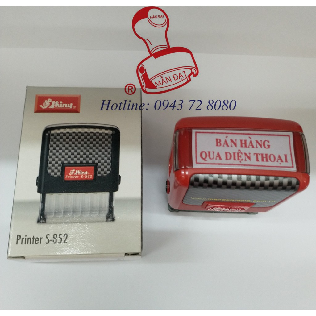DẤU BÁN HÀNG QUA ĐIỆN THOẠI SHINY S852