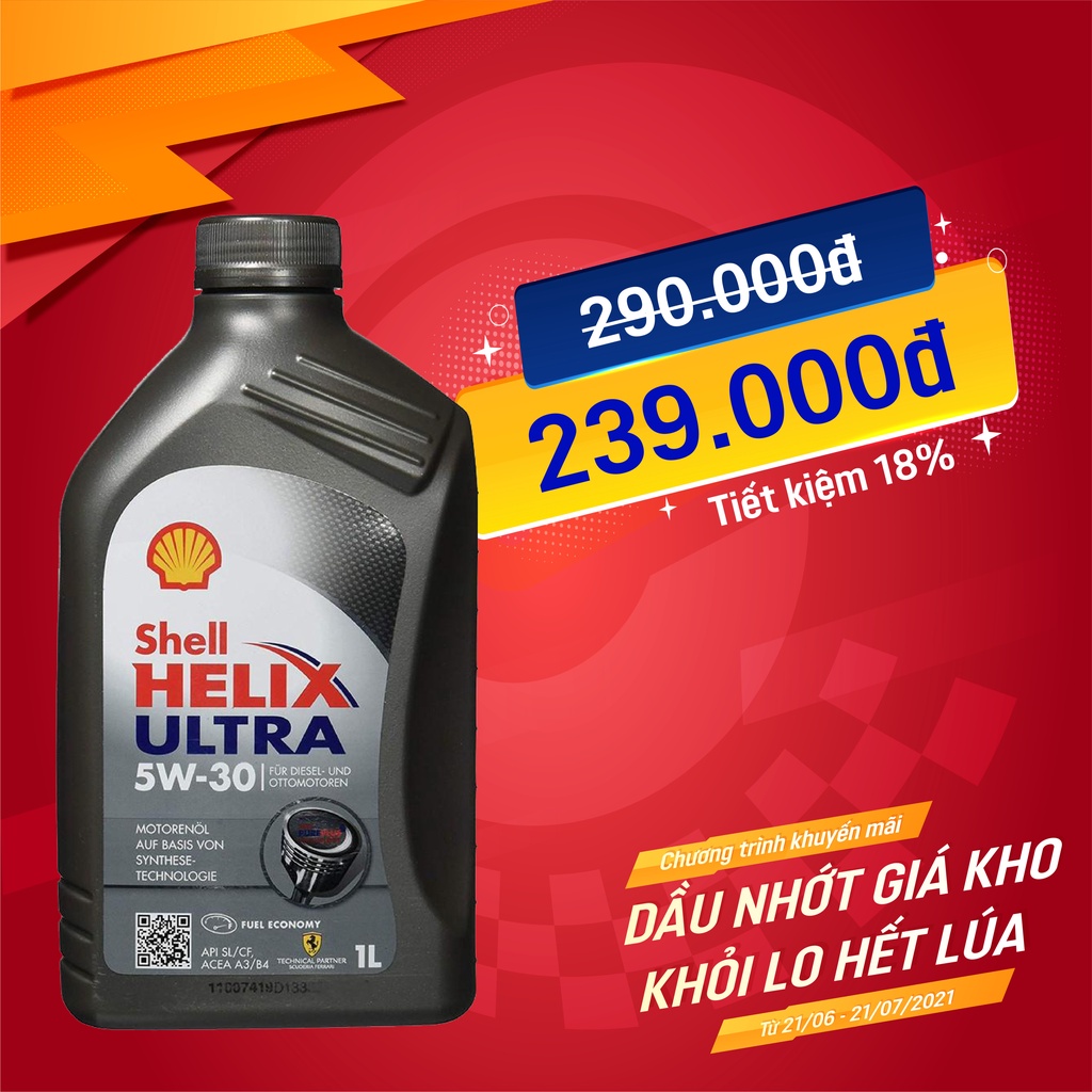 Dầu nhớt SHELL HELIX ULTRA 5W-30