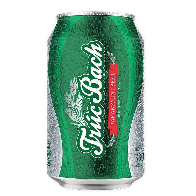 Bia Trúc Bạch - Thùng 24 lon × 330ml