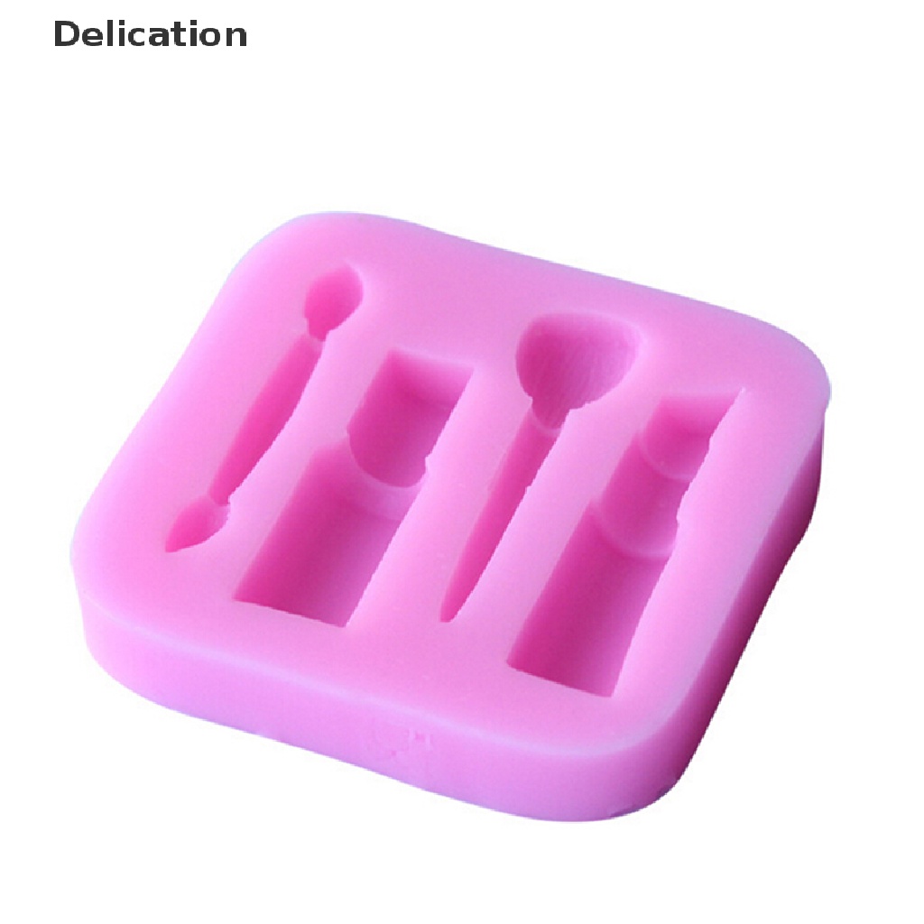 Khuôn Làm Bánh Chất Liệu Silicone Tự Làm Hình Son Môi 3D