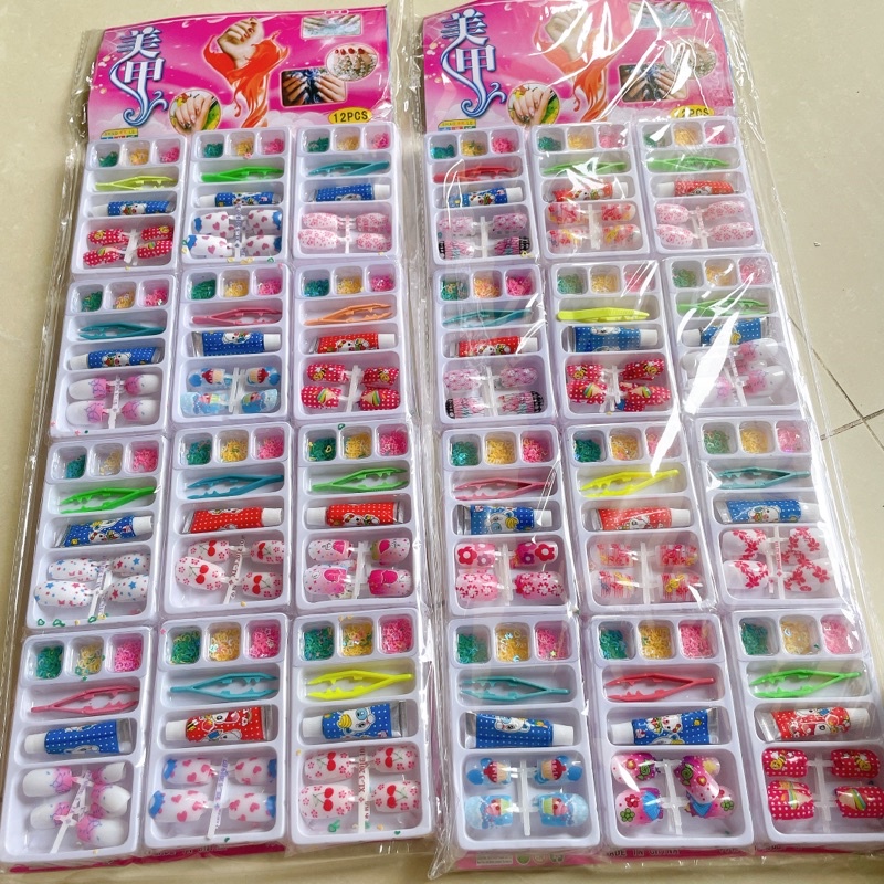 vỉ đồ chơi mô hình trang trí phụ kiện cho công chúa siêu đẹp