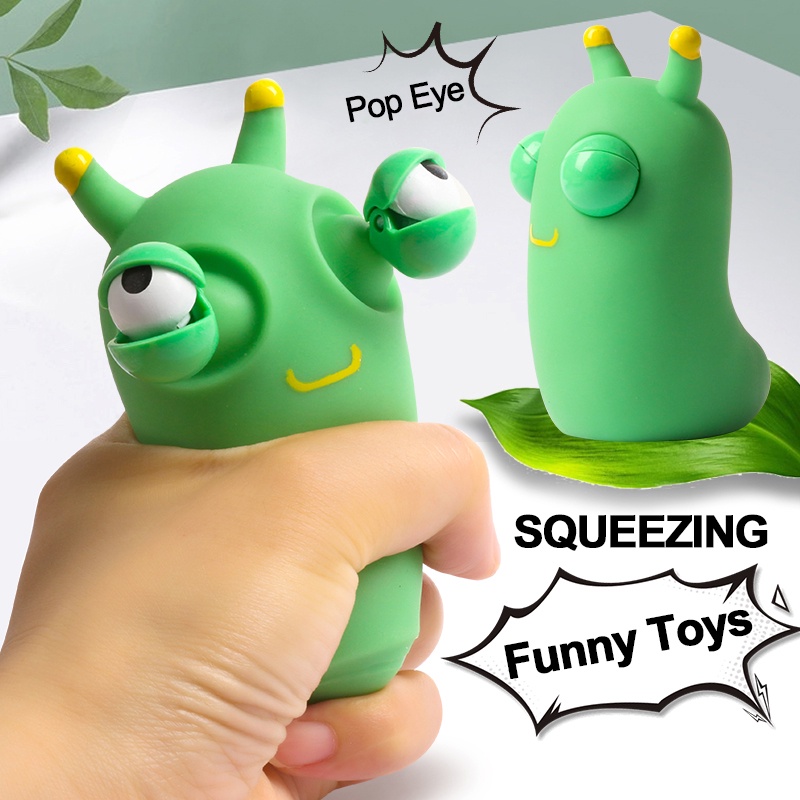 Đồ Chơi Nắn Bóp Đàn Hồi Giảm Stress Hình Đôi Mắt