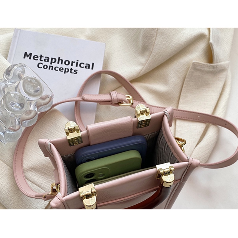 IELGY Túi Đeo Vai mini Đựng Điện Thoại In Chữ Phong Cách Hàn Quốc Cho Nữ