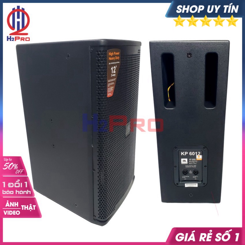 Đôi Loa Karaoke Gia Đình, Loa Karaoke Kp6012 Cao Cấp(2 Loa) 700W-Bass 30-Từ 190 Coil 76(Tặng 2 Jack Neutrik)-H2Pro Audio