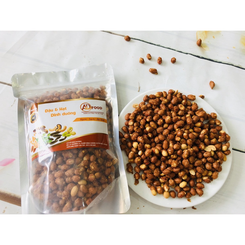 500g đậu phộng rang tỏi ớt thơm ngon