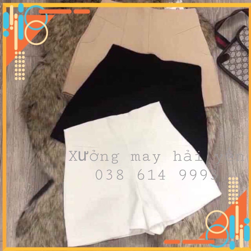 [ Xưởng chuyê sỉ sll ] Quần short cạp cao khóa sau hótn | BigBuy360 - bigbuy360.vn